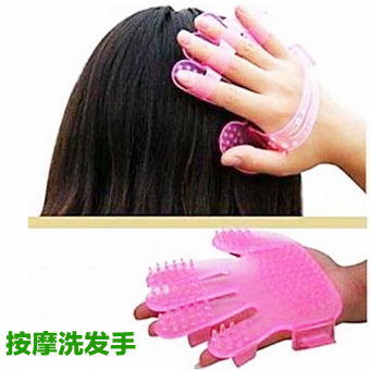 free shipping 28 care shampoo scalp massage device massage hair brush shampoo brush 54g cheap wholesale price(China (Mainland))