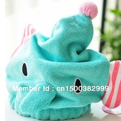 Microfiber Magic Hair Dry Drying Turban Wrap Towel/Hat/Cap Quick Dry Dryer Bath(China (Mainland))