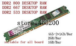 1pc ddr2 800 2gb ram memory for all motherboard , free shipping(China (Mainland))
