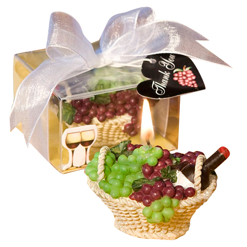 Fruit basket candle christmas gift candle gift girls(China (Mainland))
