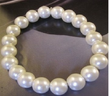 Minimum Order $15 Fashion accessories glass pearl bracelet jewelry bracelet c30(Hong Kong)
