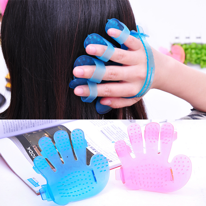 Home massage hair brush shampoo brush bath wash gloves massage comb(China (Mainland))