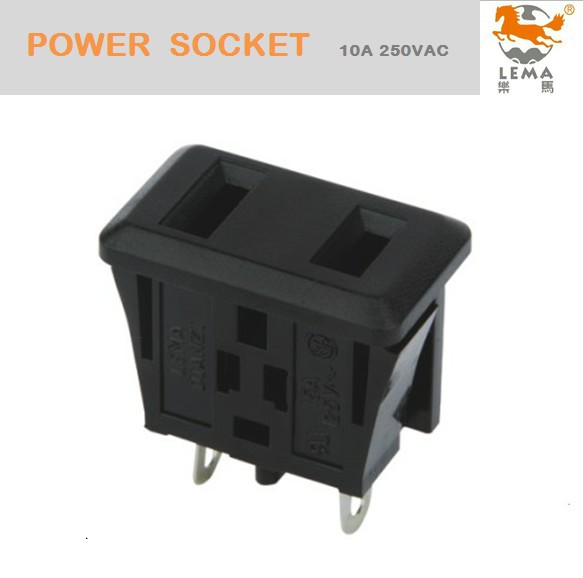 IPZ-5 manufacture 10A 250V ac power socket(China (Mainland))