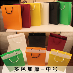 Gift gift packaging Medium carrier clothes multicolour the gift bag children's clothing shopping bag Free shipping,(China (Mainland))