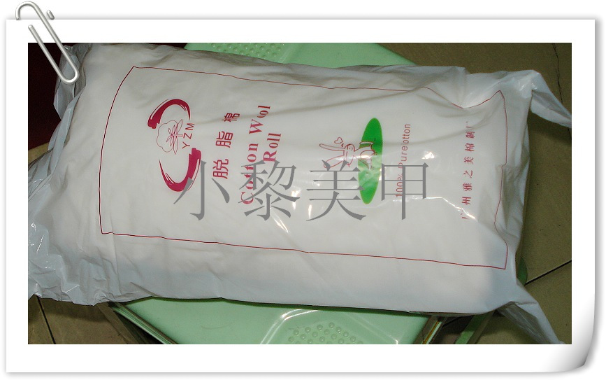 Absorbent cotton small nail art 100% cotton(China (Mainland))