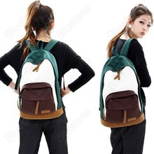 Women Casual Backpack Student School Bookbag Boys Girls Sports Shoulder Bag Fashion Men Canvas Leisure Back Pack Hit Candy Color(China (Mainland))