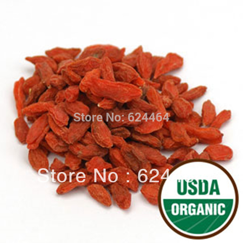 Hot sale top grade 500g CERTIFIED ORGANIC Goji Berries Chinese Ningxia Medlar Wolfberry herbal tea Health