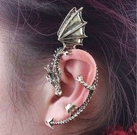 Min.order  $15 (mix order)  Fashion  retro Alloy dragon Stud Earrings   Free Shipping! AE004