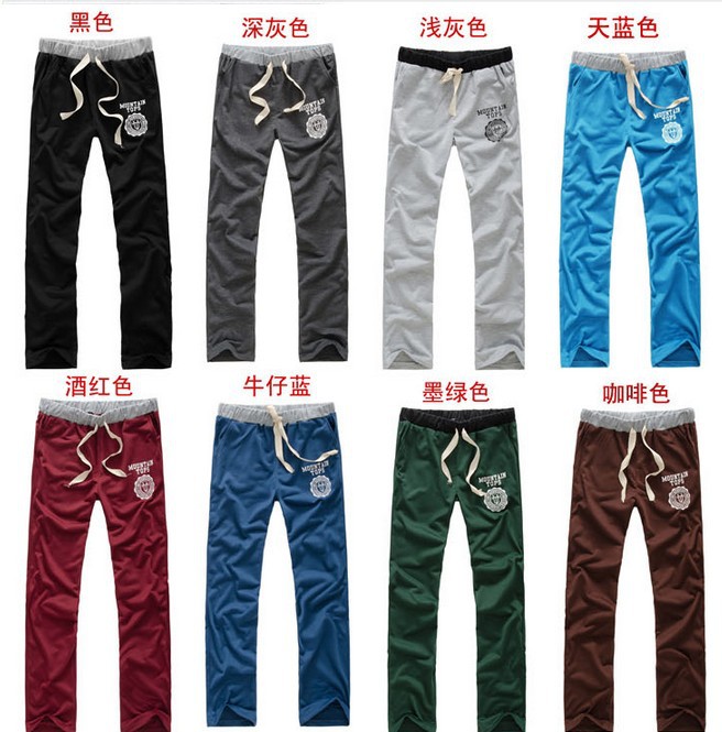 The new 2013 men's trousers slacks trousers straight male casual pants(China (Mainland))
