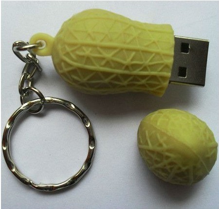 free shipping !!!High quality latest Real capacity Peanut shape 4GB 8GB 16GB 32GB usb flash memory drive HC27(China (Mainland))
