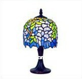 Country style,artistic decorations,6 inches colour glass lamp,table lamp,(China (Mainland))
