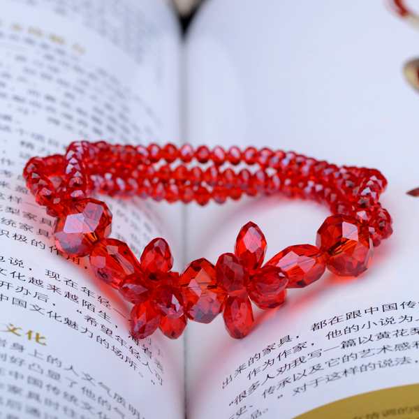 Fashion Jewelry Accessories Austria Crystal Bracelet Accessories Drop Flower Bracelet The Bracelets On The Hand The Crystal(China (Mainland))