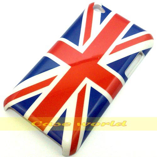 1 pcs New Classic UK flag British flag design back hard case cover for ipod touch 4 4th(China (Mainland))