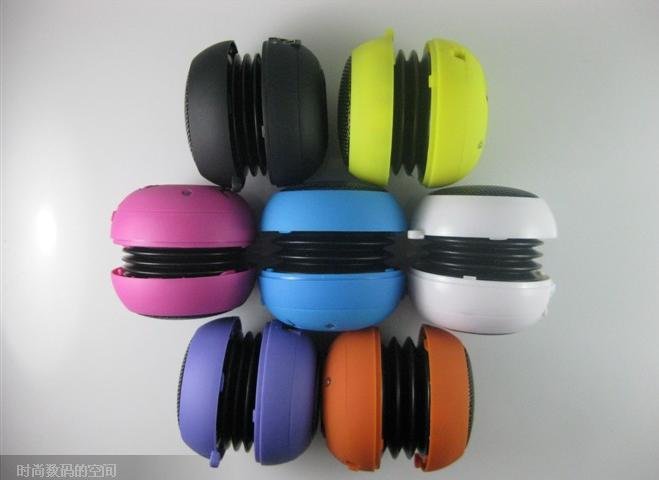 best quality 300pcs shipping DHL Mini Hamburg Speaker,Portable Speaker ,USB Cable High Pure Sound For MP3/MP4 PC Mobile Phone(China (Mainland))