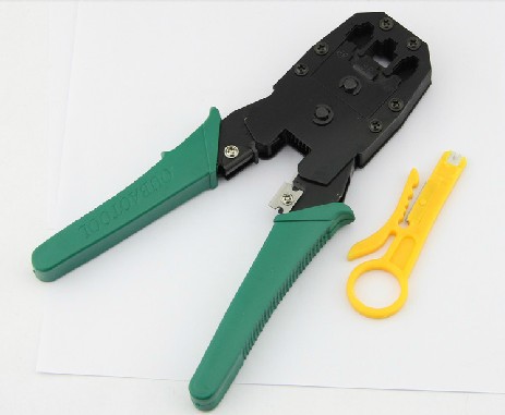 Free Shipping Portable RJ45 RJ11 RJ12 Wire Cable Crimper Crimp Cutting Stripper PC Network Muti Hand Tool Pliers(China (Mainland))