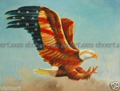 decoration American Eagle birds Living room background High quality oil paintings on canvas decoration Modern Art Deco(China (Mainland))