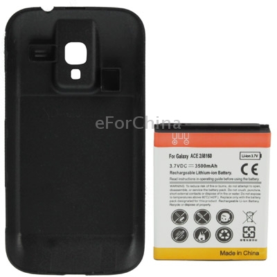 3500mAh Replacement Mobile Phone Battery Cover Back Door for Samsung Galaxy Ace 2 i8160