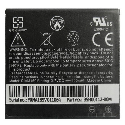 Mobile Phone Battery for HTC Touch Diamond S900