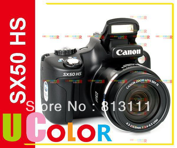 Canon PowerShot SX50 HS 12 1 MP 50x Zoom Digital Camera Black Less Stock 