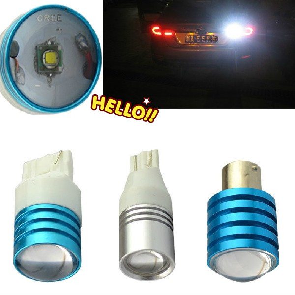 1X Modified lamp lens rogue reversing lights R5 super bright LED light High Power 1156 T20 T15(China (Mainland))