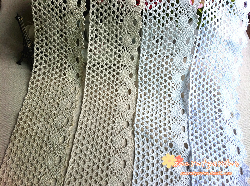 Lace decoration accessories cotton 100% laciness diy handmade materials clothes bedding table cloth accessories laciness(China (Mainland))