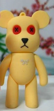 Ub448 Wholesale Cheap Enough Cartoon Yellow Gloomy 2GB - 64GB USB 2.0 Flash Memory Stick Drive Thumb/Car/Pen Free ship Gift(China (Mainland))