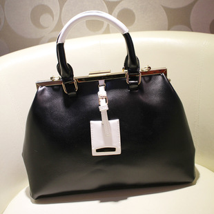  new handbag Europe and America British retro range of children clip hit color handbag shoulder