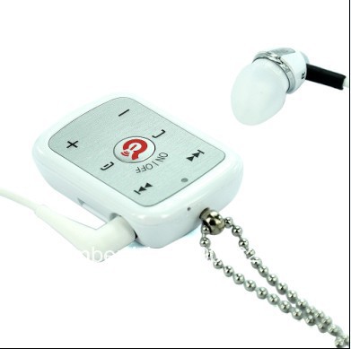 White handsfree Wireless Cordless Bluetooth Headphone Earphone Necklace Headset with Mic T39 In-ear for Samsung cellphone(China (Mainland))