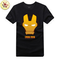 iRonman T-shirt 2013 summer cool iron man 3 100% cotton short-sleeve T-shirt