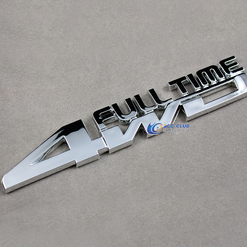 Car 3d 4x4 4wd labeling emblem car sticker trunk(China (Mainland))