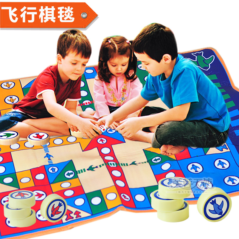 free shipping Baby play mats flight chess carpet crawling mat game pad extra large desktop flight chess 0.45(China (Mainland))