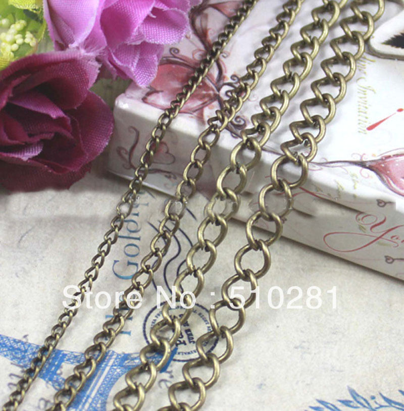 IRON vintage copper color L84 , 4.5mm necklace accessories ,100meters/lot ,hot on sale ,free shipping(China (Mainland))