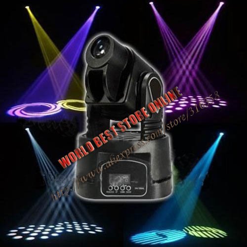 15% Off Power 50W multi-color change DMX controller LED Mini moving head spot light(15W) STAGE LIGHTING(China (Mainland))