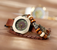 Free shipping,Wholesale Fashion watches with jewelry parts,high quality cow leather watches -JQMX032 free shipping