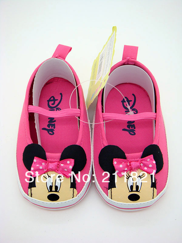 SanFu--D018 baby gilr first walkers sheos red cotton mouse baby home shoes size 2 3 4 in US free shipping(China (Mainland))