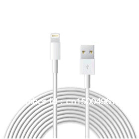 3M USB Cable for iPhone 5 USB 2.0 Cord Data Cable Sync 8 PIN Charger Adapter 10pcs/lot free shipping(China (Mainland))