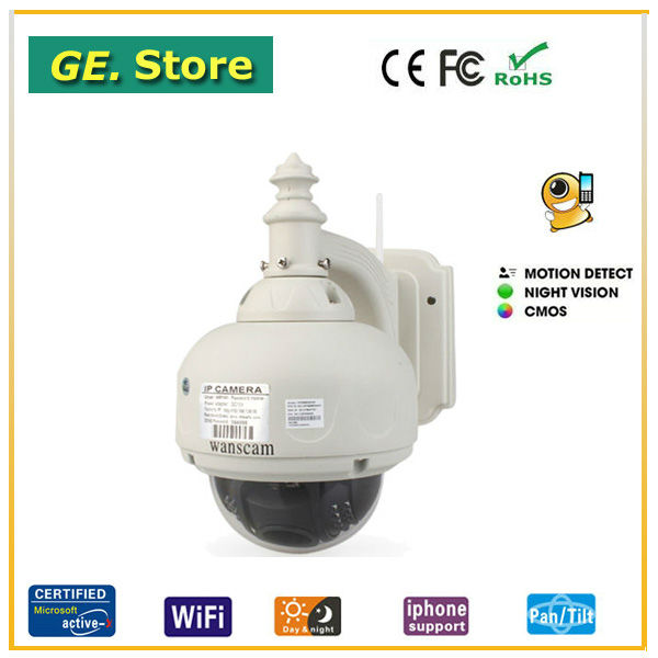 New mini dome wifi waterproof outdoor ip ptz camera(China (Mainland))