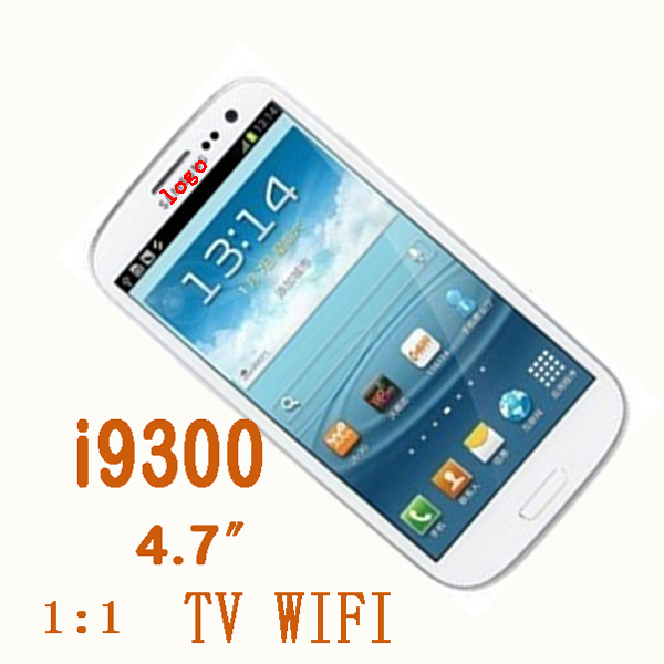 by dhl or ems 100 pieces New i9300 phone TV WiFi phone 4.7 Inch Touch Screen 9300 mobile Phone Dual SIM Card Cell Phone(China (Mainland))