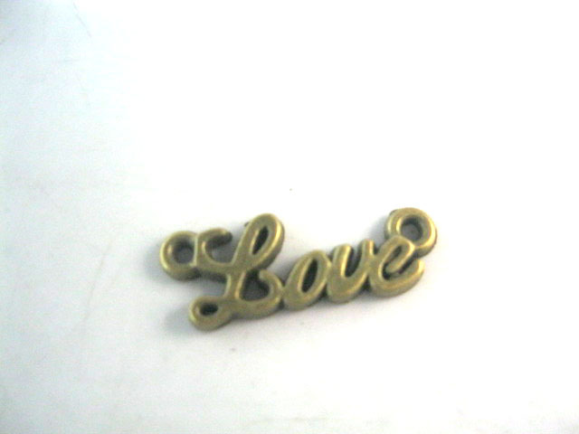 New Arrival Love Pendants Antique Bronze Alloy Metal Pendants Fit Jewelry Handcraft Wholesale a1319(China (Mainland))