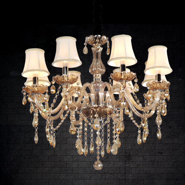 Fashion brief crystal lamp living room lights restaurant lamp k9 crystal pendant light lb75(China (Mainland))