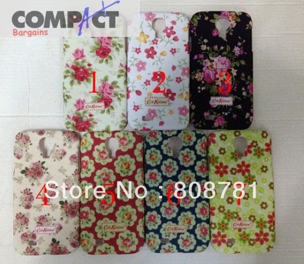 Newest Fashion Good quality Country style flower case cover for Samsung galaxy S4 i9500 With Retail package,Free Shipping(China (Mainland))