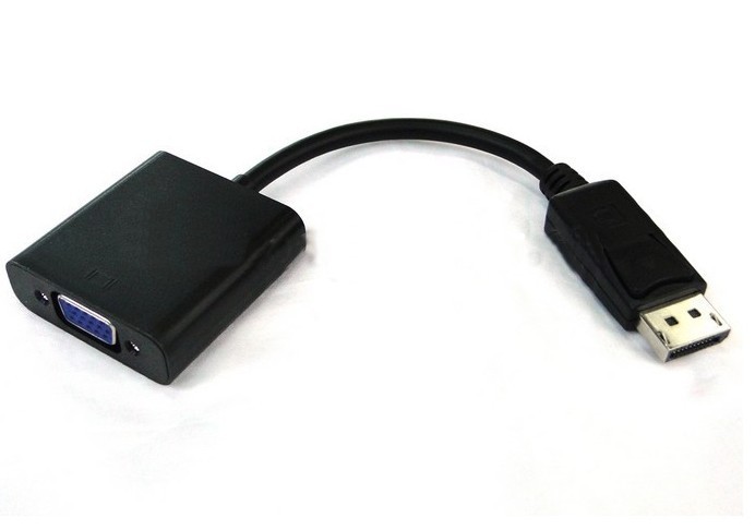Displayport DP Male TO VGA Female 1.1 Version Eyefinity ATI Eyefinity Active For HP Dell Adapter Cable(China (Mainland))