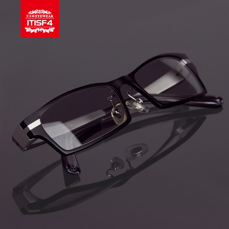 Itisf4 itisf4 high quality aluminium and magnesium alloy ultra-light myopia frame commercial light glasses hd7020(China (Mainland))