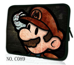 Super Mario 7" Tablet PC Laptop Ebook Reader Neoprene Sleeve Pouch Case Bag(China (Mainland))