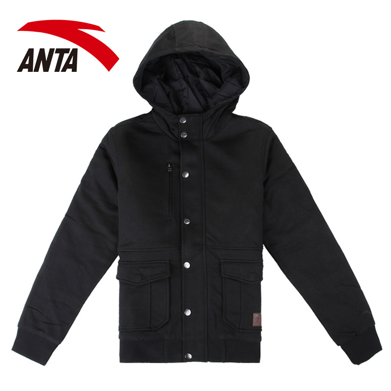 2012 men's clothing outerwear ANTA cotton-padded jacket thermal thick wadded jacket thermal sportswear(China (Mainland))