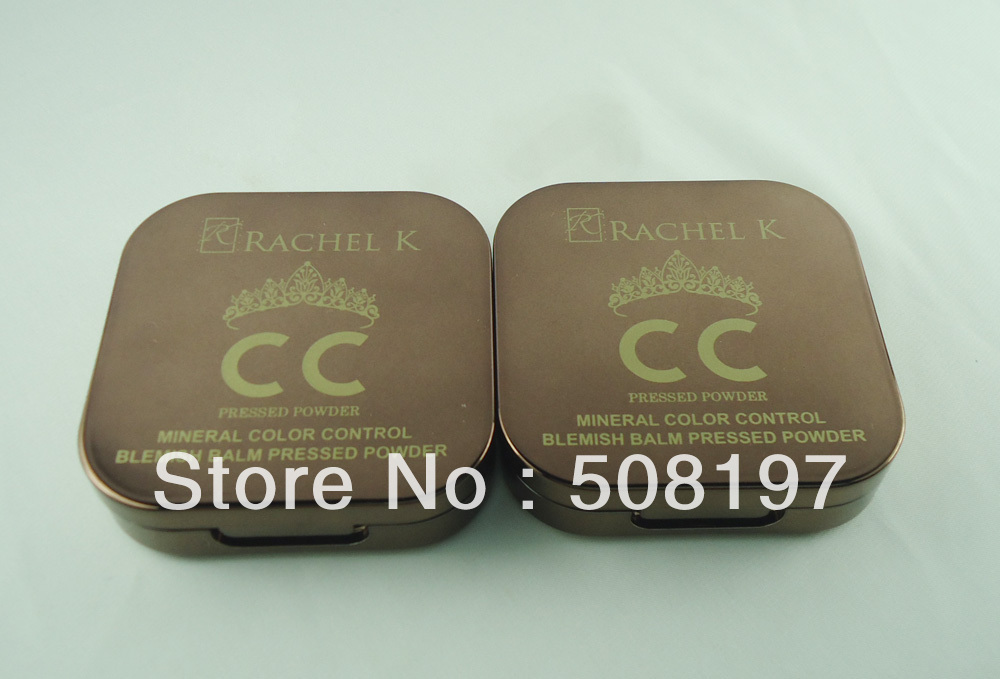 mineral color control BB pressed powder CC cream makeup foundation(China (Mainland))