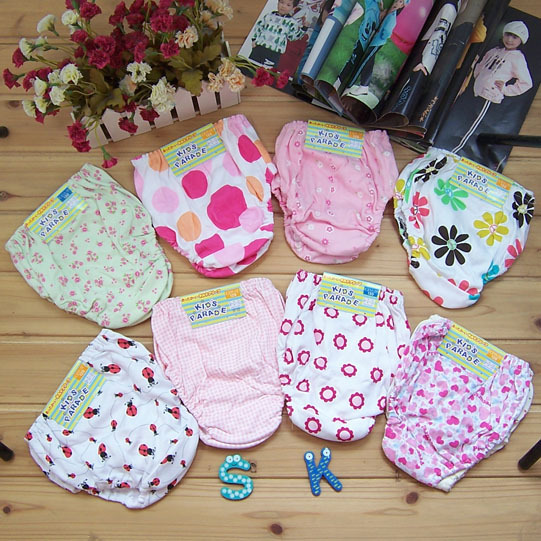 Kids baby parade 100% cotton panties bread pants training pants shorts(China (Mainland))