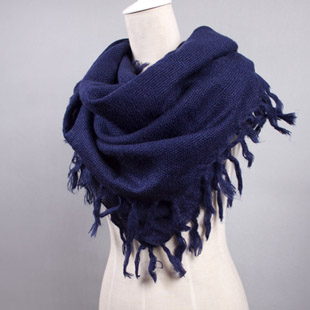 Lengthen tassel scarf cape dual 2012 autumn and winter lovers design solid color scarf female(China (Mainland))