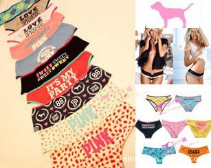MixedLot 2013 Fashion Brand high quality 100% cotton lady panty 60 style size M-L Colourful cute woman's girls briefs 5PCS(China (Mainland))