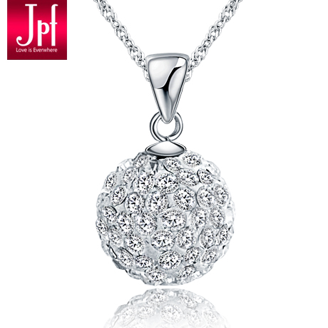 Cuicanduomu elegant jpf noble bling accessories 925 pure silver necklace female christmas gift(China (Mainland))